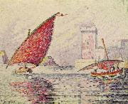 Paul Signac Fort Saint-Jean, Marseilles painting